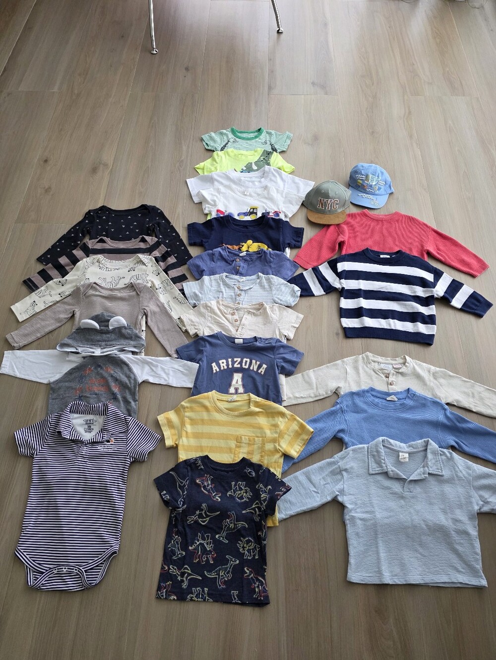 Huge Baby Boy Clothing Lot 12–24M | 50+ Pieces | H&M, Zara, Carter's, Old & More